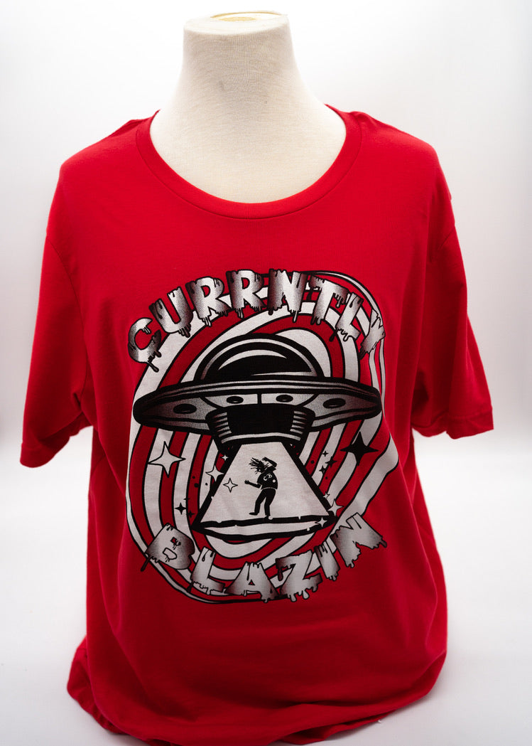 RED UFO TEE