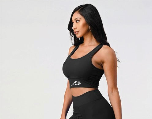 SLEEVELESS SPORT CROP TOP