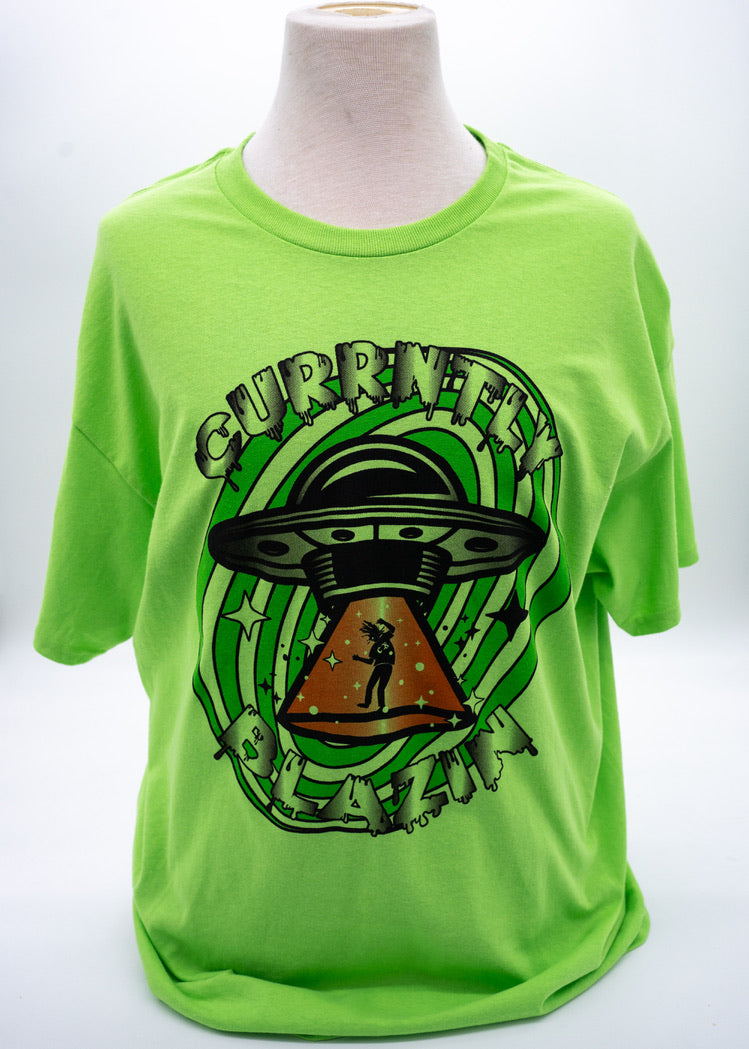 GREEN UFO TEE