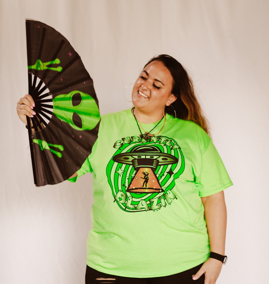 GREEN UFO TEE