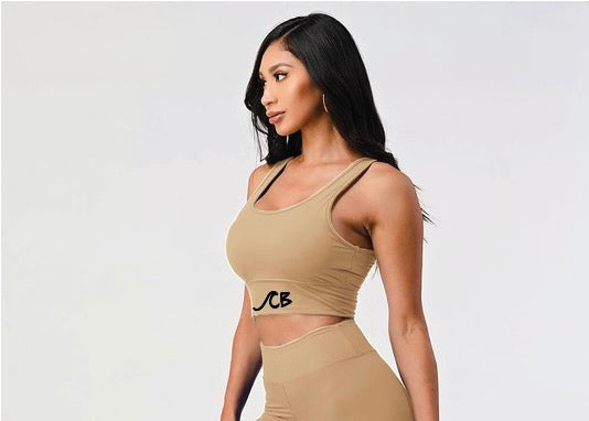 SLEEVELESS SPORT CROP TOP
