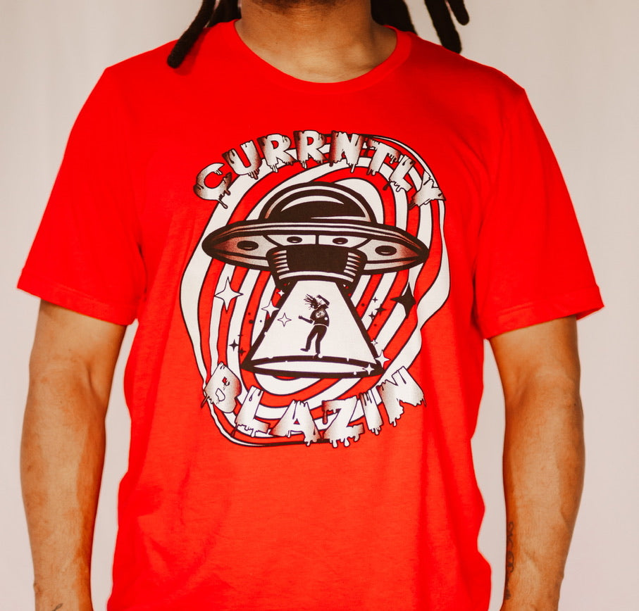 RED UFO TEE