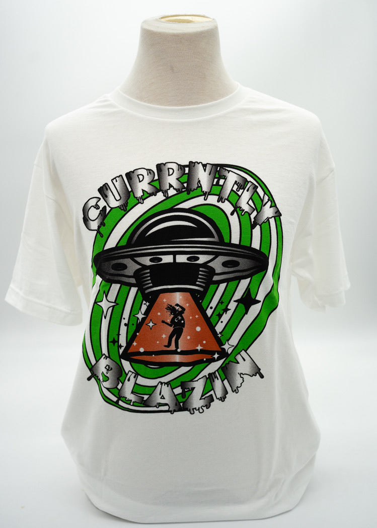 WHITE UFO TEE